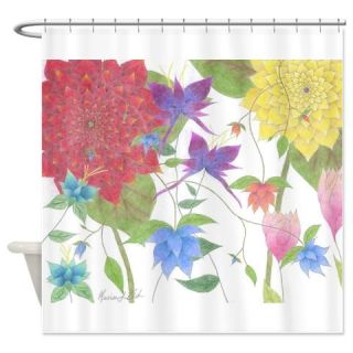  Many Flowers Shower Curtain  Use code FREECART at Checkout