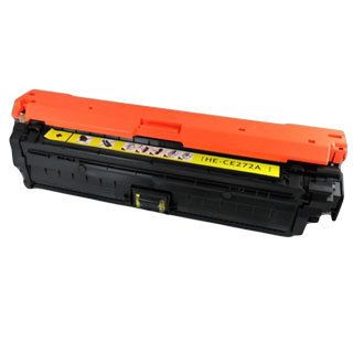 Hp Ce272a (hp 650a) Compatible Yellow Toner Cartridge (YellowPrint yield 15,000 pages at 5 percent coverageModel NL 1x HP CE272A YellowNon refillableWe cannot accept returns on this product. )