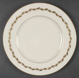 Lenox China Golden Wreath Salad Plate, Fine China Dinnerware   Gold Laurel On  R