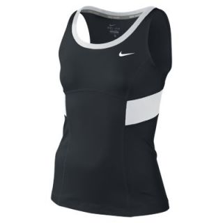 Nike New Boarder Girls Tennis Tank Top   Black