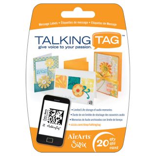 Sizzix Talkingtag Audio Message Labels (pack Of 20)
