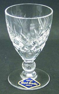 Royal Brierley Braemar (Short Stem) Sherry Glass   Short Stem