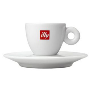 illy illy Logo Espresso Cup with Saucer