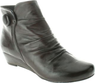 Womens Spring Step Wheelie   Brown Leather Boots