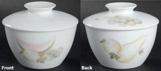 Noritake Melanie Sugar Bowl & Lid, Fine China Dinnerware   Cook N Serve,Pastel