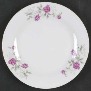 China(Made In China) Rose Hebi (Smooth) Salad Plate, Fine China Dinnerware   Dar