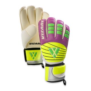 Vizari Sport Salvador Size 9 Gk Glove (purple/yellow/green/whiteDimensions 11x5.7x2.2Weight 0.55 )