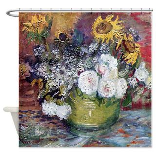  Van Gogh Roses And Sunflowers Shower Curtain  Use code FREECART at Checkout
