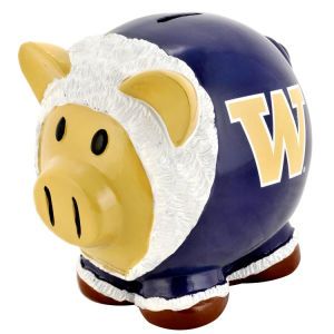 Washington Huskies Forever Collectibles Thematic Piggy Bank NCAA