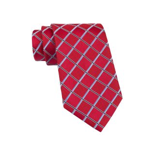 Izod Grid Tie, Red, Mens