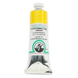 Old Holland Schevenigen Yellow Medium C14 Classic Oil Color (Schevenigen yellow medium C14If Old Holland classic colors seem too strong in color mixing, try mixing the colors with a white oil paint first. )