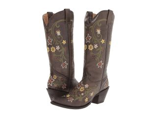 Stetson Summer Flowers Snip Toe Boot Womens Boots (Tan)