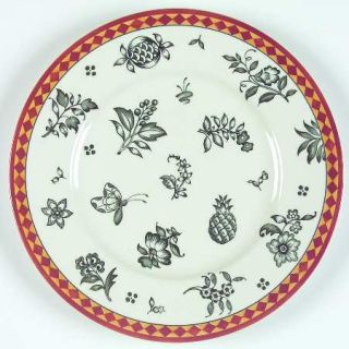 Villeroy & Boch Simla (Switch 5) Salad Plate, Fine China Dinnerware   Red Diamon