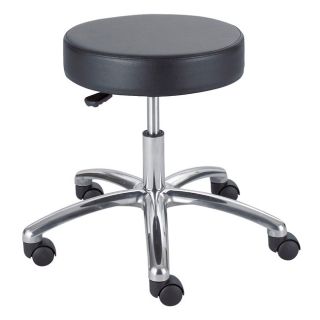 Safco Pneumatic Black Lab Stool (BlackDimensions 23 inches in diameter x 30.5 35.5 inches high Weight 15 poundsFire retardant CAL 117Material Polyurethane, aluminum baseMeets ANSI/BIFMA standard Seat dimensions 16 inches in diameter x 17 22 inches hi