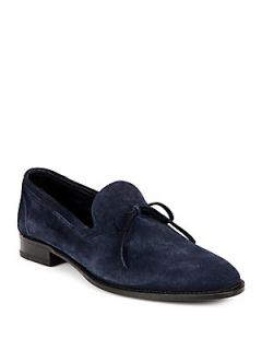 ISAIA Suede Loafers   Navy