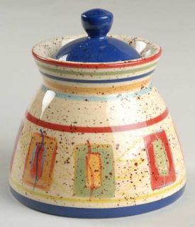 Pfaltzgraff Sedona Sugar Bowl & Lid, Fine China Dinnerware   Stoneware,Multicolo