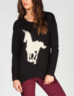 Unicorn Womens Sweater Black In Sizes Medium, Large, X Small, Small For Wo