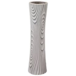 Grey Ceramic Vase (5.5Dx18HDecorative onlyDoes not hold waterUPC 877101201656 CeramicSize 5.5Dx18HDecorative onlyDoes not hold waterUPC 877101201656)
