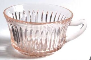 Anchor Hocking Queen Mary Pink Cup Only   Pink, Depression Glass