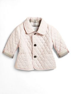Burberry Toddlers Quilted Jacket   Ice Pink