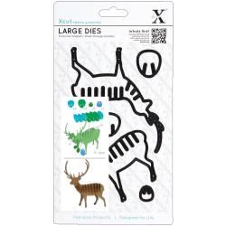 Xcut Decorative Dies Large  Christmas In The Country Stag
