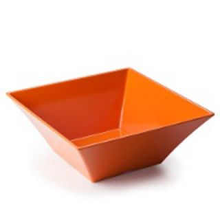 Tablecraft Square Bowl, 10x4 in, Melamine, Orange