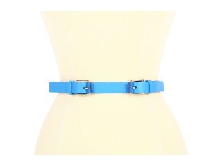 Cole Haan Anne Street Buckle Belt Womens Belts (Blue)