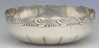 Tiffany Wave Edge (Sterling, 1884, Hollowware) Round Vegetable 8   Sterling, 18