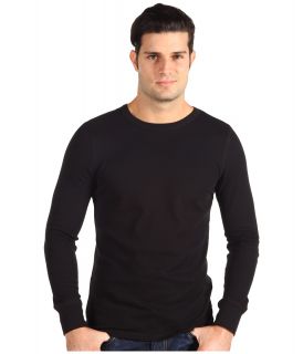 Alternative Apparel Thermal L/S Crew Mens Long Sleeve Pullover (Black)