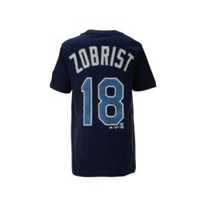 Tampa Bay Rays Ben Zobrist Majestic MLB Youth Official Player T Shirt