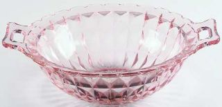 Jeannette Windsor Pink 8 Handled Bowl   Pink, Depression Glass