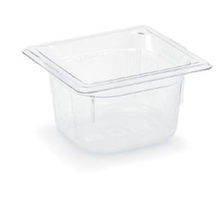 Vollrath Steam Table Pan   1/6 Size, 4 Deep, Low Temp, Clear Poly