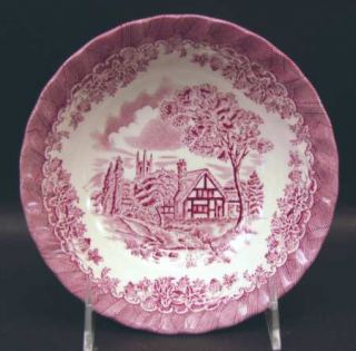 Churchill China Brook Pink, The (England) Coupe Cereal Bowl, Fine China Dinnerwa