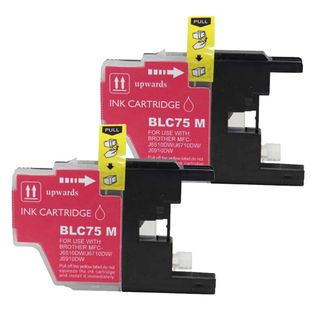 Brother Lc75 Magenta Compatible Ink Cartridge (remanufactured) (pack Of 2) (MagentaPrint yield 600 pages at 5 percent coverageNon refillableModel NL 2x Brother LC75 MagentaWarning California residents only, please note per Proposition 65, this product 