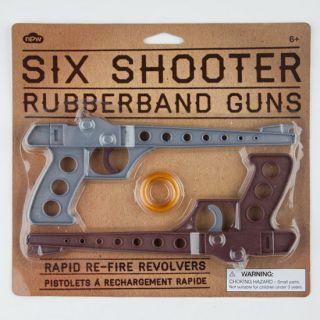 Six Shooter Rubberband Guns Multi One Size For Men 220709957