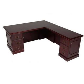 Furniture Design Group Brunswick Corner Desk with File Drawer 9WS3 / 9WS4 Ori