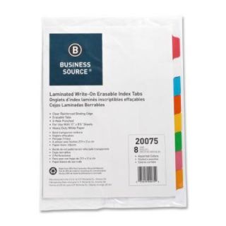 Business Source Laminated Tab Index