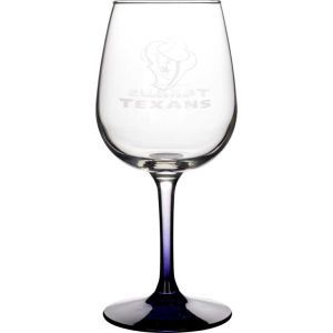 Houston Texans Boelter Brands Satin Etch Wine Glass