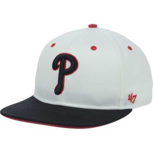 Philadelphia Phillies 47 Brand MLB Red Under Snapback Cap