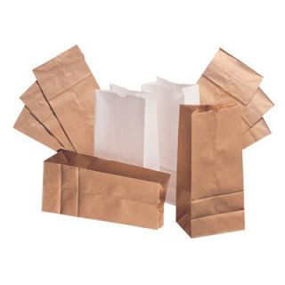 General 16# Bleached Paper Bag 500/Bundle