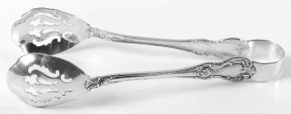 Towle Old Master (Sterling,1942,No Monograms) Small Ice Serving Tongs with Bowl