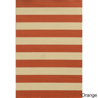 Indoor/ Outdoor Stripe Polypropylene Rug (25 X 45)