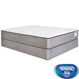 Spring Air Back Supporter Bardwell Firm California King size Mattress Set (California kingSet includes Mattress, foundationFirst layer construction Quilted top has dacron fiber, 3/4 inch support foam, 3/4 inch support foamSecond layer construction 3/8 