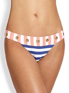 Onda De Mar Swim Striped Banded Bikini Bottom  