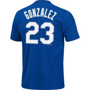 Los Angeles Dodgers Adrian Gonzalez Majestic MLB Player T Shirt