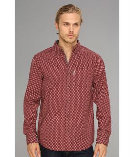 Marc Ecko Cut & Sew Manic Shirt Mens Long Sleeve Button Up (Burgundy)