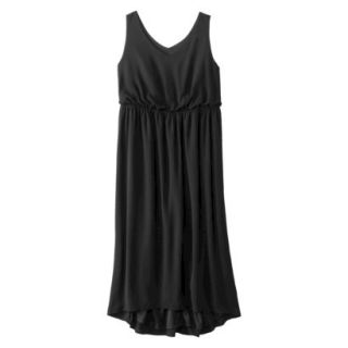 Pure Energy Womens Plus Size Sleeveless Maxi Dress   Black 2X