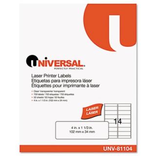 Universal Laser Printer Permanent Labels