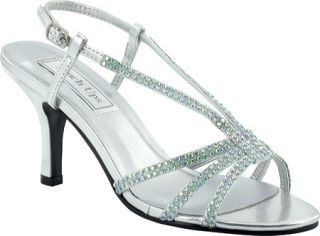 Womens Touch Ups Lyric   Silver Metallic Ornamented Shoes
