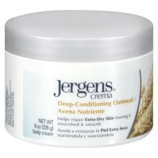 Jergens Crema Deep Conditioning Oatmeal Body Cream 8 oz